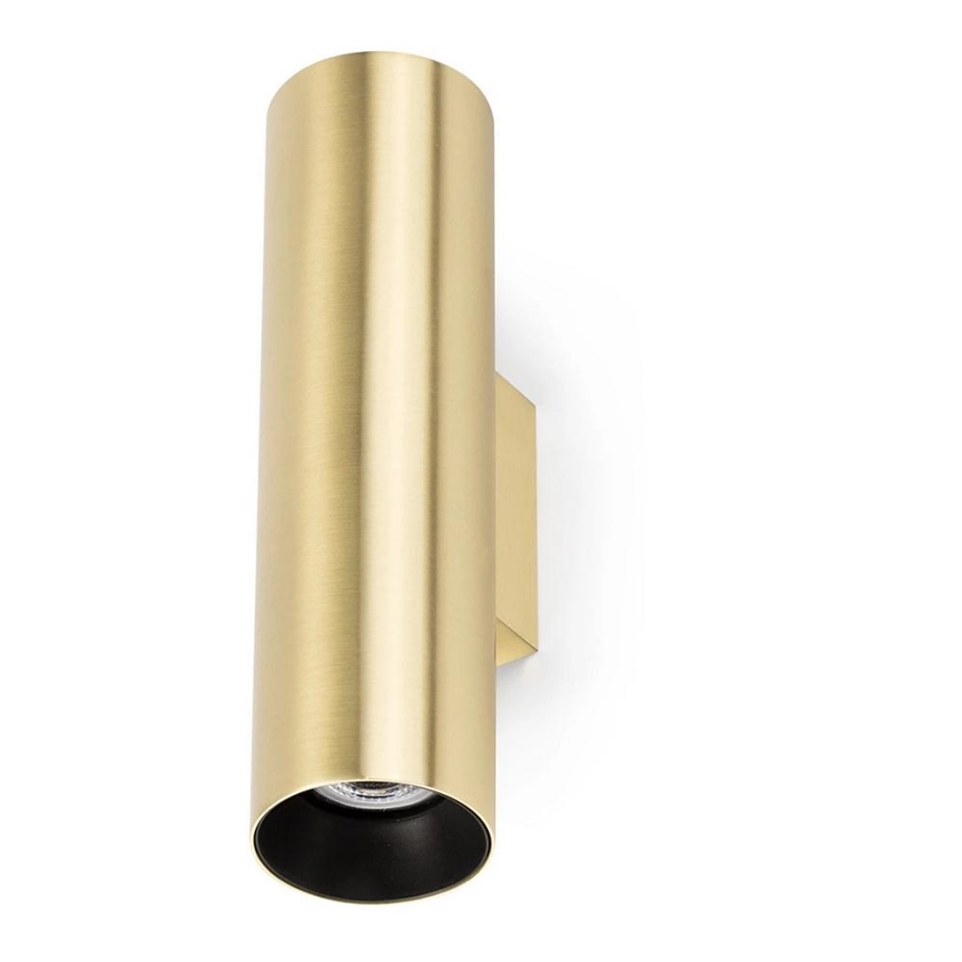 FARO 43760 - Vägglampa STAN 2xGU10/8W/230V gyllene