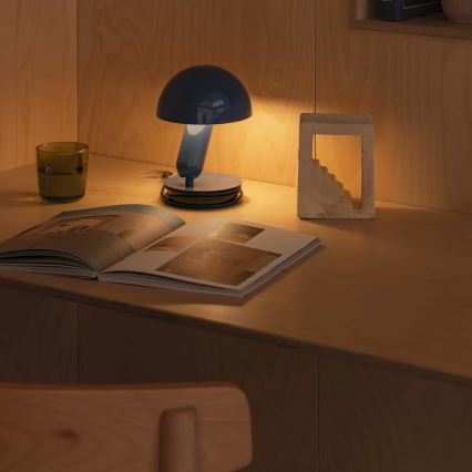 FARO 56102 - Bordslampa med klämma 2i1 BELA 1xE27/15W/230V blå