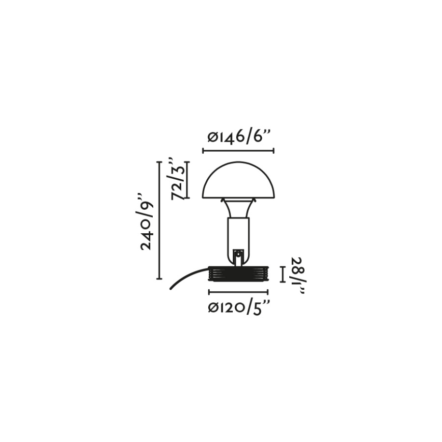 FARO 56103 - Bordslampa med klämma 2i1 BELA 1xE27/15W/230V röd