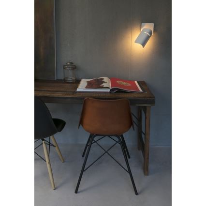 FARO 62130 - Vägglampa  SMILE 1xE27/15W/230V vit 