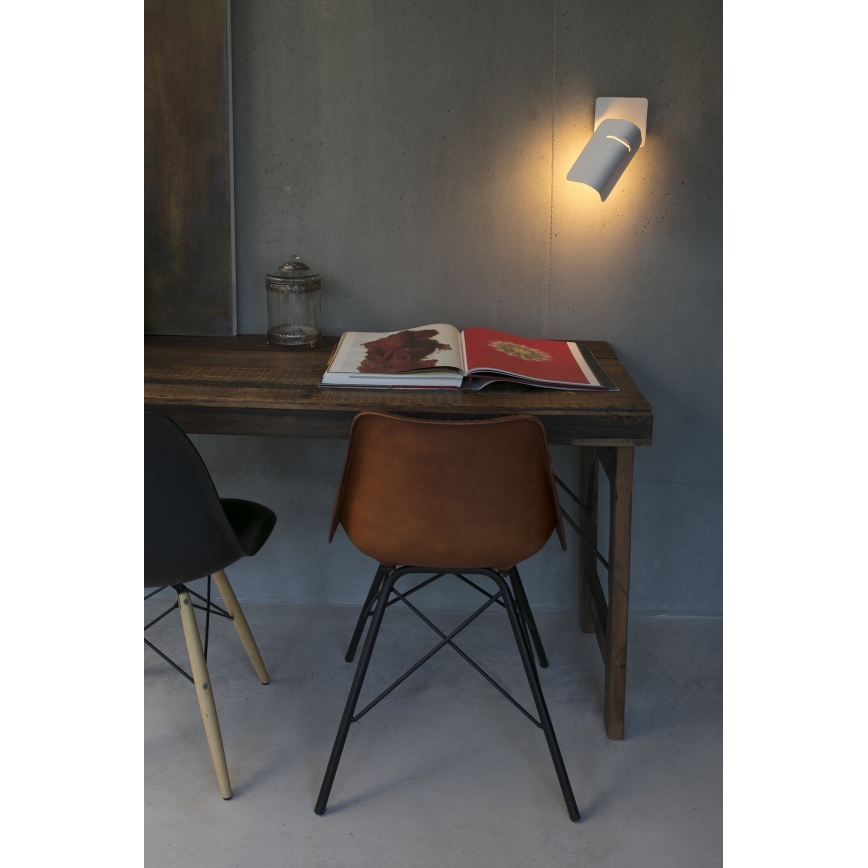 FARO 62130 - Vägglampa  SMILE 1xE27/15W/230V vit 