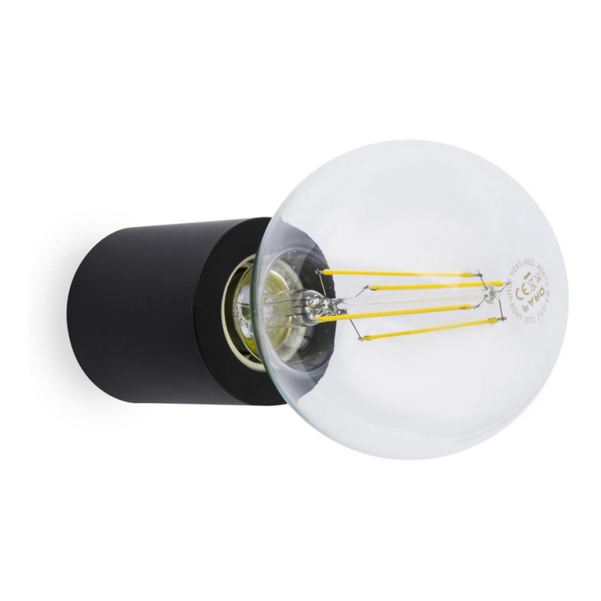 FARO 62151 - väggbelysning TEN 1xE27/20W/230V svart