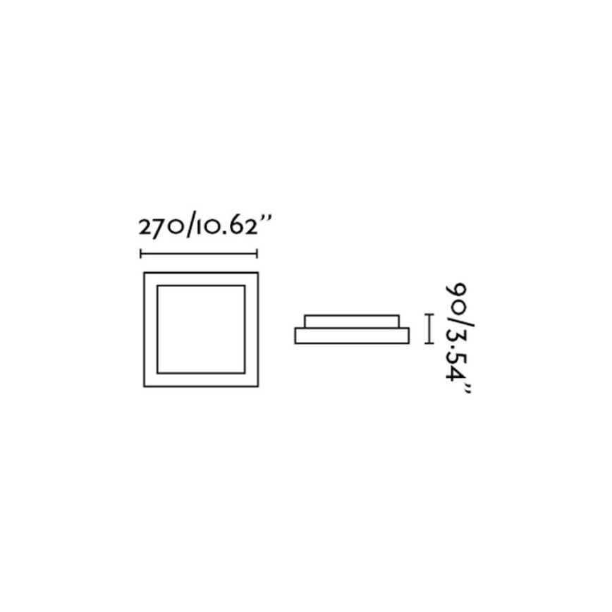 FARO 62983 - Takbelysning TOLA 1 1xE27/20W/230V