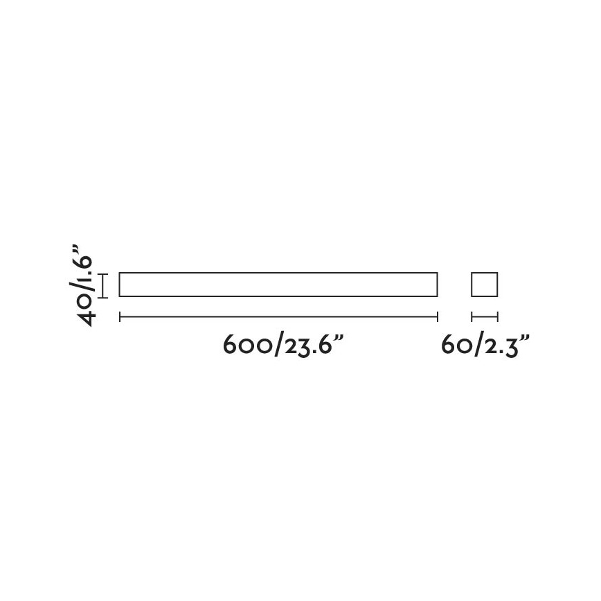 FARO 63316 - LED badrum spegellampa  NILO-1 LED/12W/230V IP44 svart
