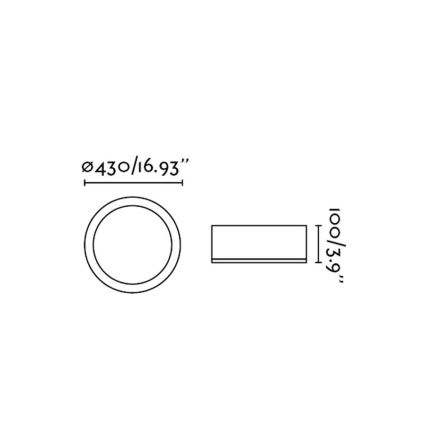 FARO 63399 - Takbelysning KAO LED/35W/230V