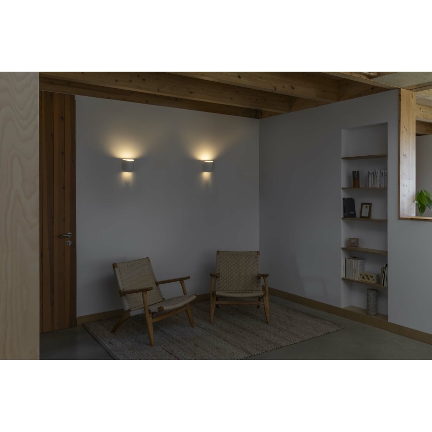 FARO 63428 - Vägglampa KAPPU 1xE14/7W/230V 15,8x15 cm vit