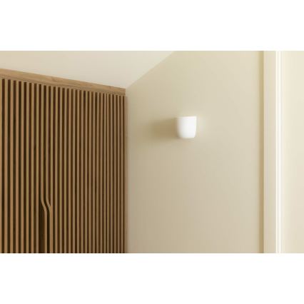 FARO 63428 - Vägglampa KAPPU 1xE14/7W/230V 15,8x15 cm vit