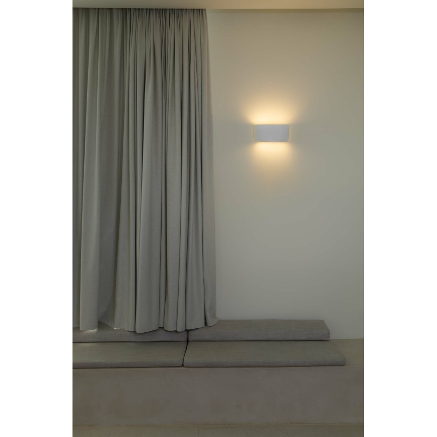 FARO 63430 - Vägglampa KAPPU 2xE14/7W/230V 16,8x30 cm vit