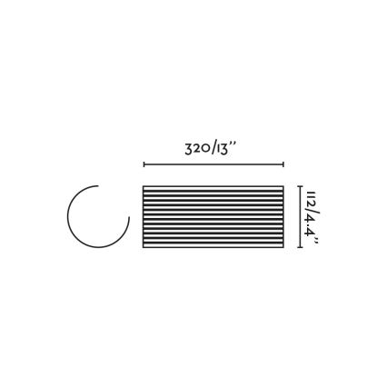 FARO 63436 - Vägglampa TRAMA 2xE14/7W/230V vit