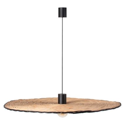 FARO 68590-70 - Takkkrona på ett snöre  COSTAS 1xE27/15W/230V d. 100 cm svart /rotting