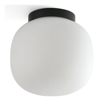 FARO 68611 - Taklampa AMELIA 1xE27/15W/230V IP44 vit/svart