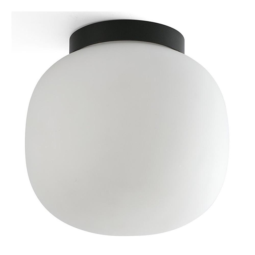 FARO 68611 - Taklampa AMELIA 1xE27/15W/230V IP44 vit/svart