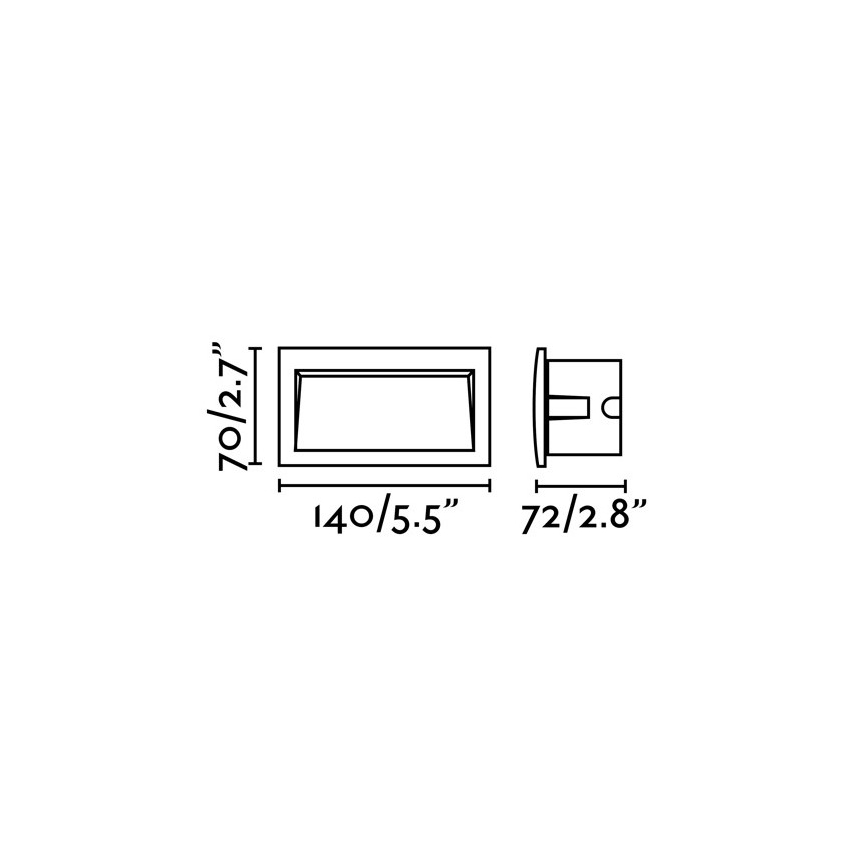 FARO 70147 - LED Utomhus Hängande Takbelysning SEDNA-2 LED/3W/230V IP65