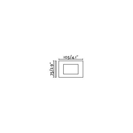 FARO 70162 - LED Utomhus infälld belysning SPARK-1 LED/5W/230V IP65
