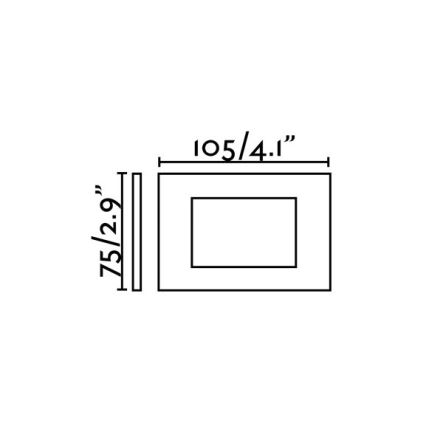 FARO 70163 - LED Utomhus infälld belysning SPARK-1 LED/5W/230V IP65