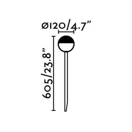 FARO 70245 - LED Utomhuslampa PICCOLA LED/8W/230V IP65