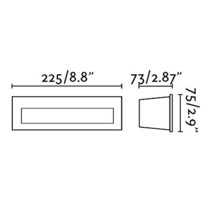 FARO 70271 - LED Utomhus Hängande Takbelysning NAT LED/8W/230V