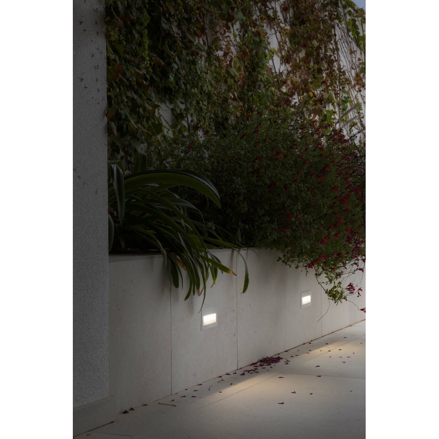 FARO 70288 - LED Inbyggd lampa MANI LED/5W/230V 2200/2700/3200/4000K IK07 IP65 vit