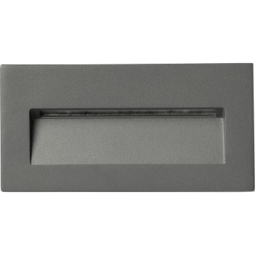 FARO 70289 - LED Inbyggd lampa MANI LED/5W/230V 2200/2700/3200/4000K IK07 IP65 grå