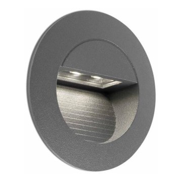 FARO 70403 - LED Utomhus Väggbelysning MINI RACING LED/1,2W/230V IP44