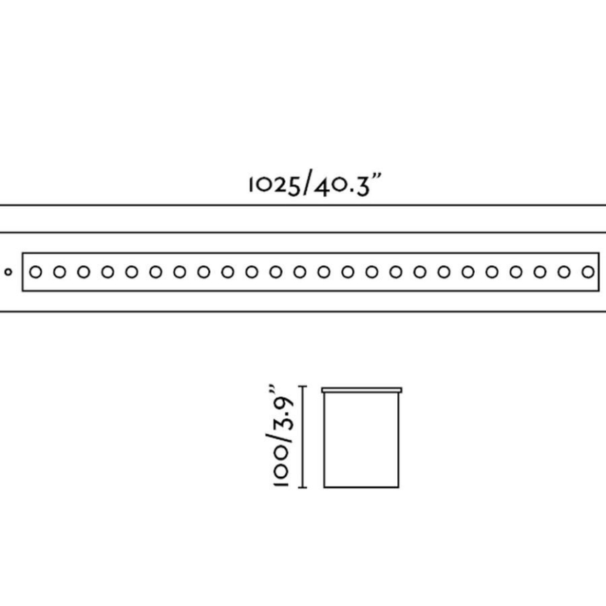 FARO 70448 - LED infälld lampa för utomhusbruk GRAVA LED/42W/24V IP67