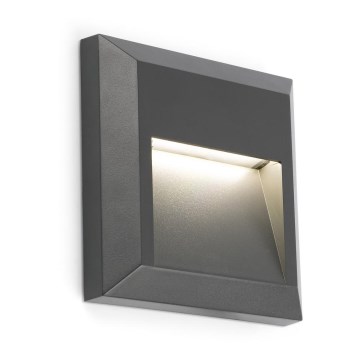 FARO 70655 - LED Utomhus Väggbelysning GRANT-C LED/1W/230V IP65