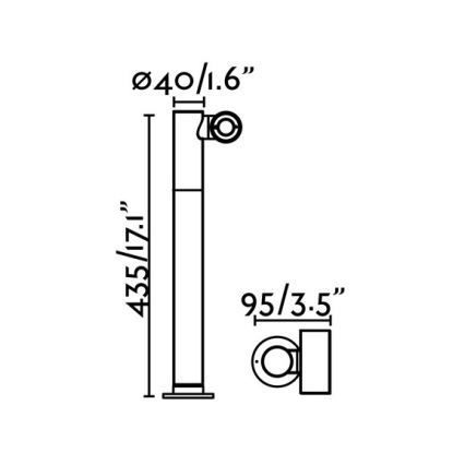FARO 70783 - LED Utomhuslampa SPY-2 LED/6W/230V IP65