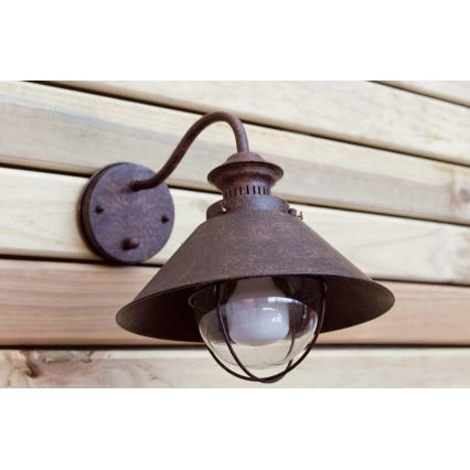 FARO 71110 - Utomhus Väggbelysning NAUTICA 1xE27/11W/230V