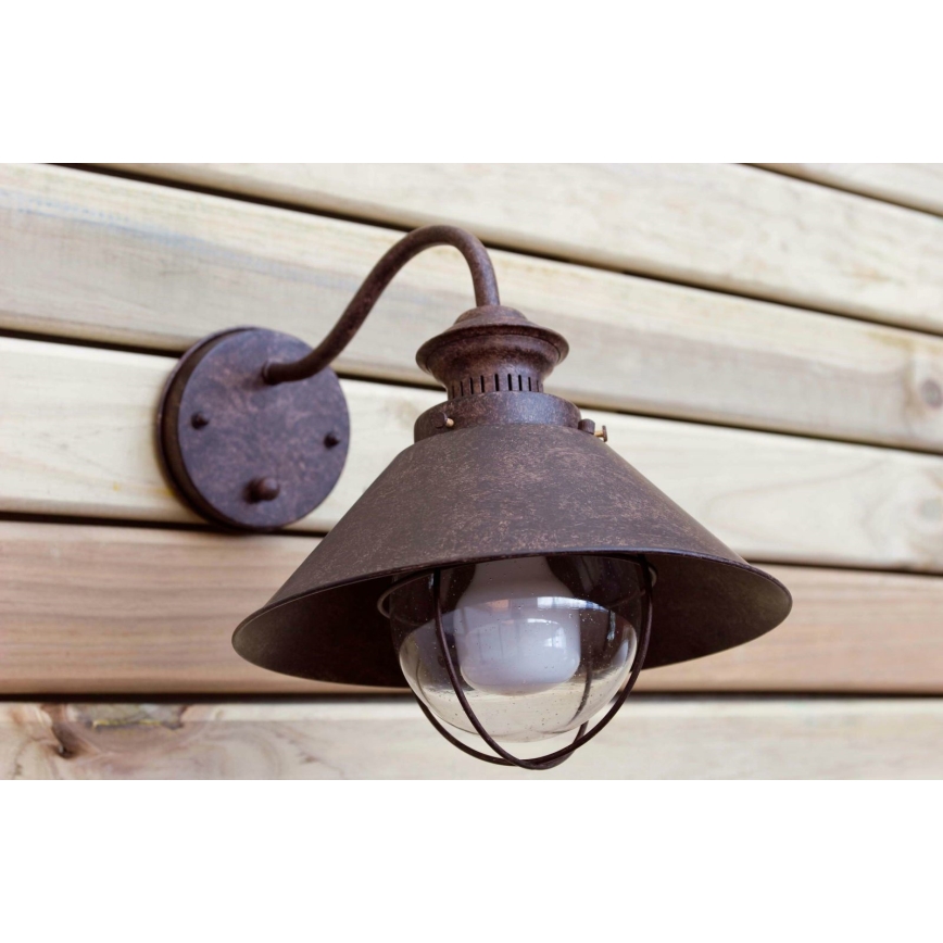 FARO 71110 - Utomhus Väggbelysning NAUTICA 1xE27/11W/230V