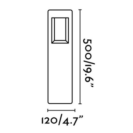 FARO 71199 - LED Utomhuslampa NAYA LED/8W/230V IP54