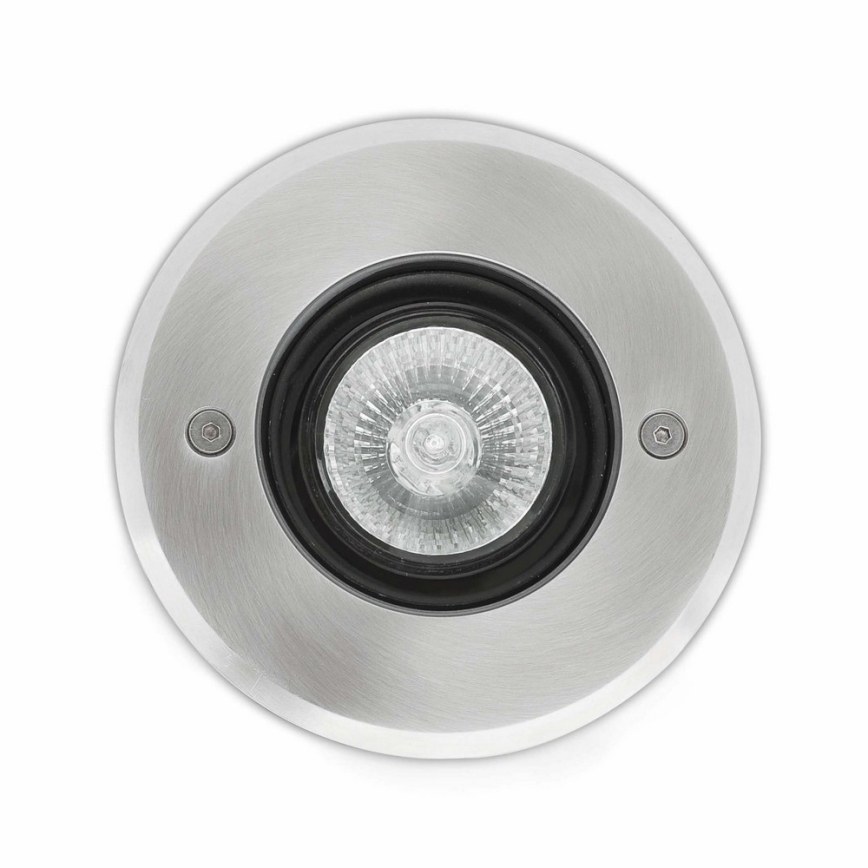 FARO 71489N - Uppfartslampa för utomhusbruk TECNO-6  1xGU10/50W/230V IK08 IP67