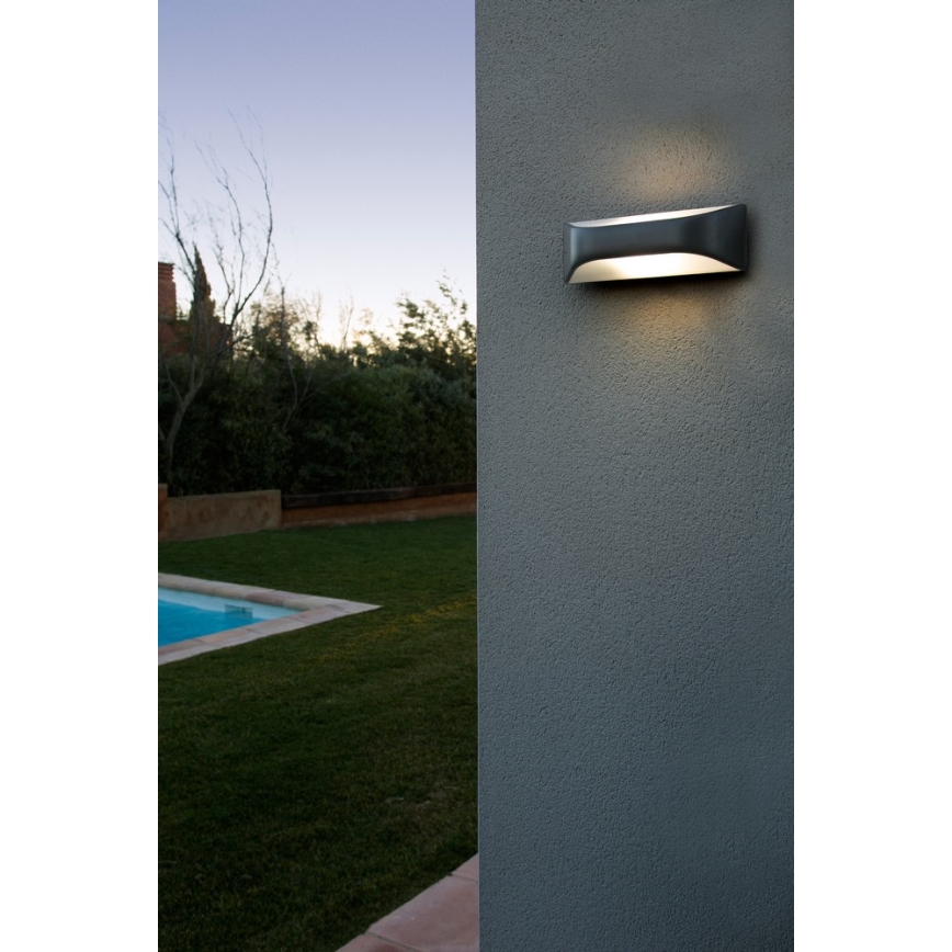 FARO 71519 - Utomhus Väggbelysning VIEW 1xE27/15W/100-240V IP54