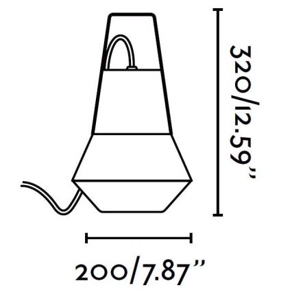 FARO 71562 - Utomhus Hängande lampa Katt 1xE27/20W/230V IP54
