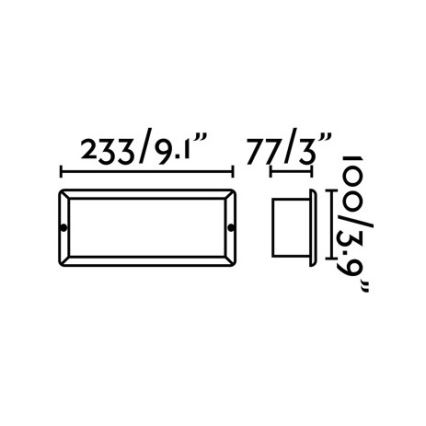 FARO 72092 - LED Utomhus Hängande Takbelysning ljusslinga-2 LED/5W/230V IP54