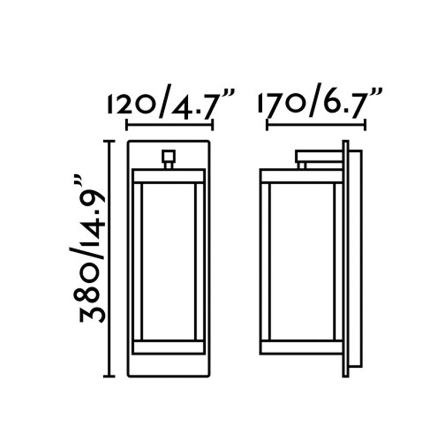 FARO 74453 - LED Utomhus Väggbelysning KERALA LED/13W/230V IP54