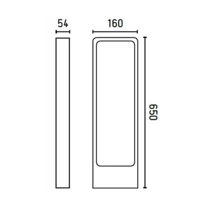 FARO 75520 - LED Utomhuslampa DAS LED/5W/230V IP54