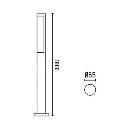 FARO 75524 - LED Utomhuslampa BERET-3 LED/16W/230V IP54