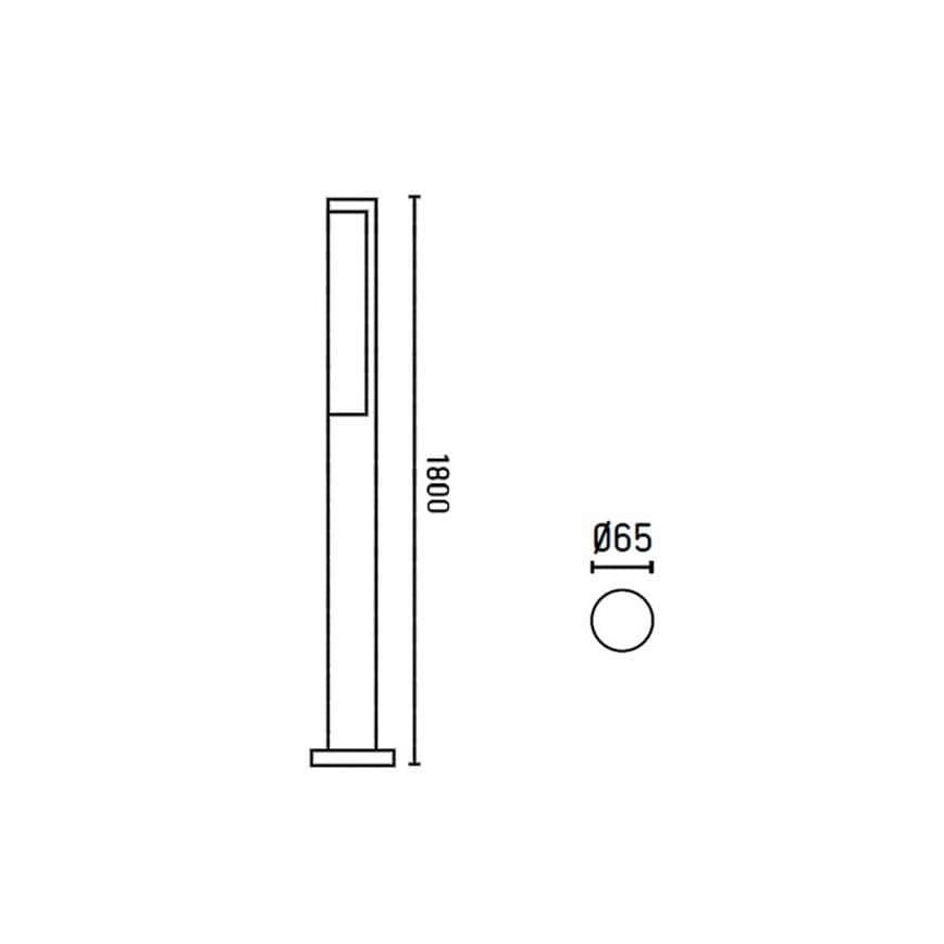 FARO 75524 - LED Utomhuslampa BERET-3 LED/16W/230V IP54