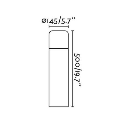 FARO 75604 - LED Utomhuslampa MUGA LED/9W/230V IP65