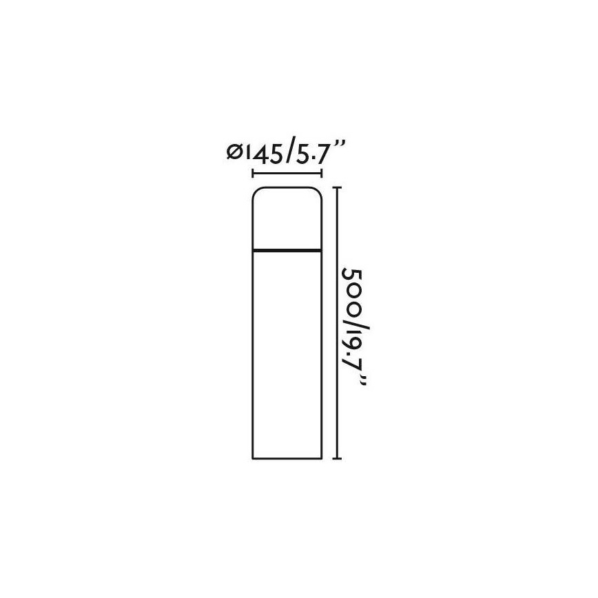 FARO 75604 - LED Utomhuslampa MUGA LED/9W/230V IP65