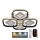 Fäst LED ljusreglerad ljuskrona LED/130W/230V 3000-6500K + fjärrkontroll