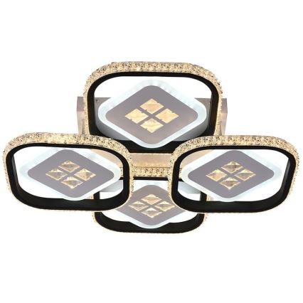 Fäst LED ljusreglerad ljuskrona LED/130W/230V 3000-6500K + fjärrkontroll
