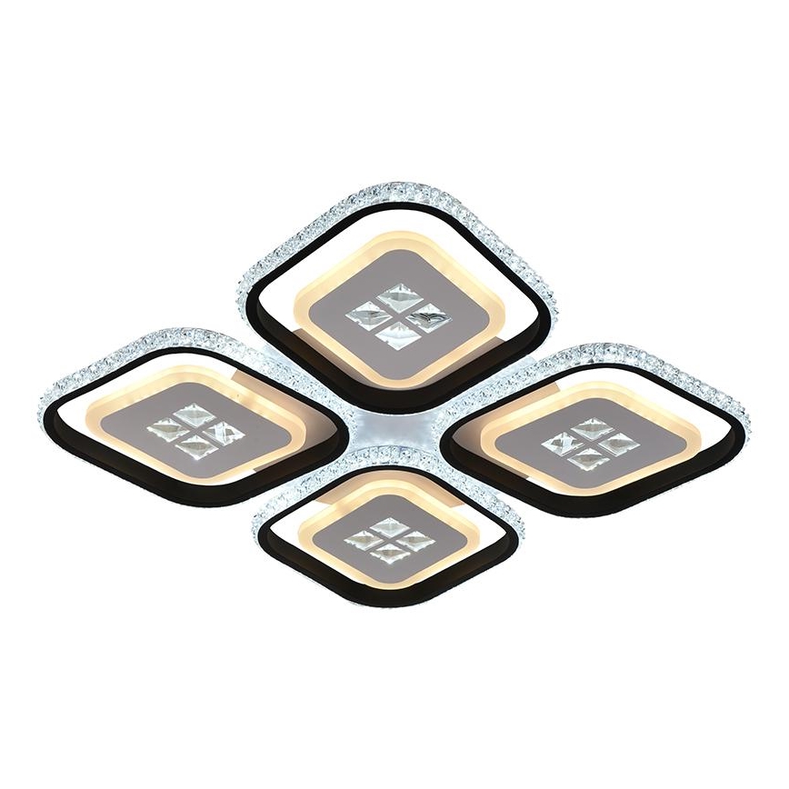 Fäst LED ljusreglerad ljuskrona LED/130W/230V 3000-6500K + fjärrkontroll