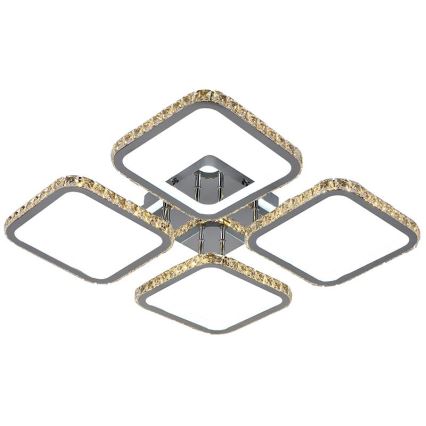 Fäst LED ljusreglerad ljuskrona LED/160W/230V 3000-6500K + fjärrkontroll