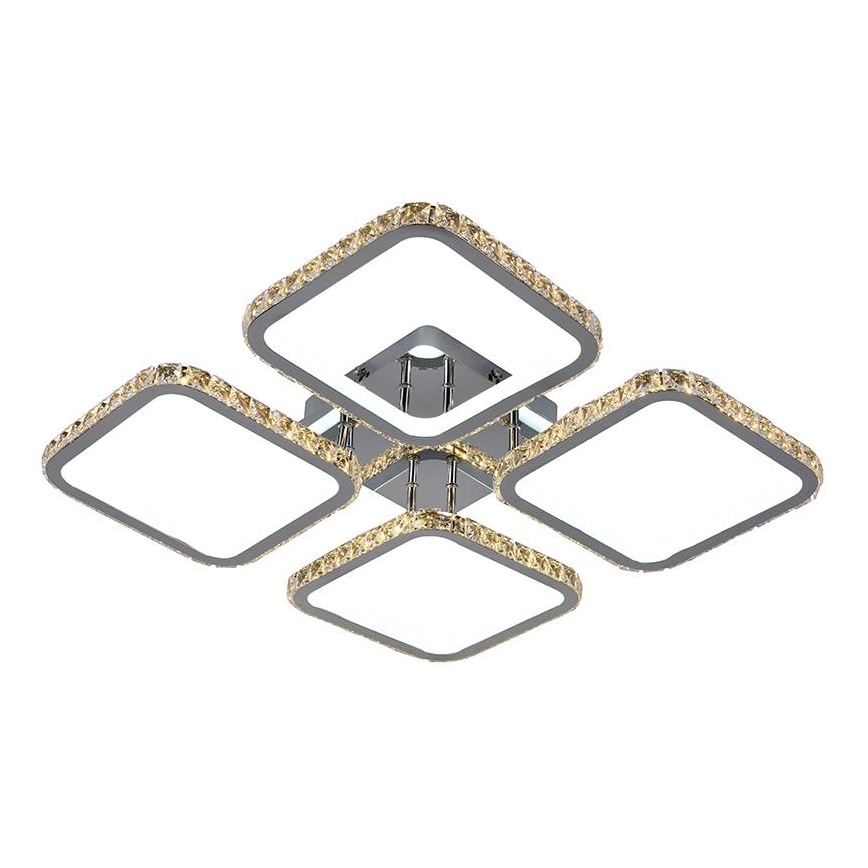 Fäst LED ljusreglerad ljuskrona LED/160W/230V 3000-6500K + fjärrkontroll
