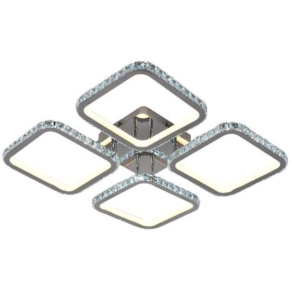 Fäst LED ljusreglerad ljuskrona LED/160W/230V 3000-6500K + fjärrkontroll