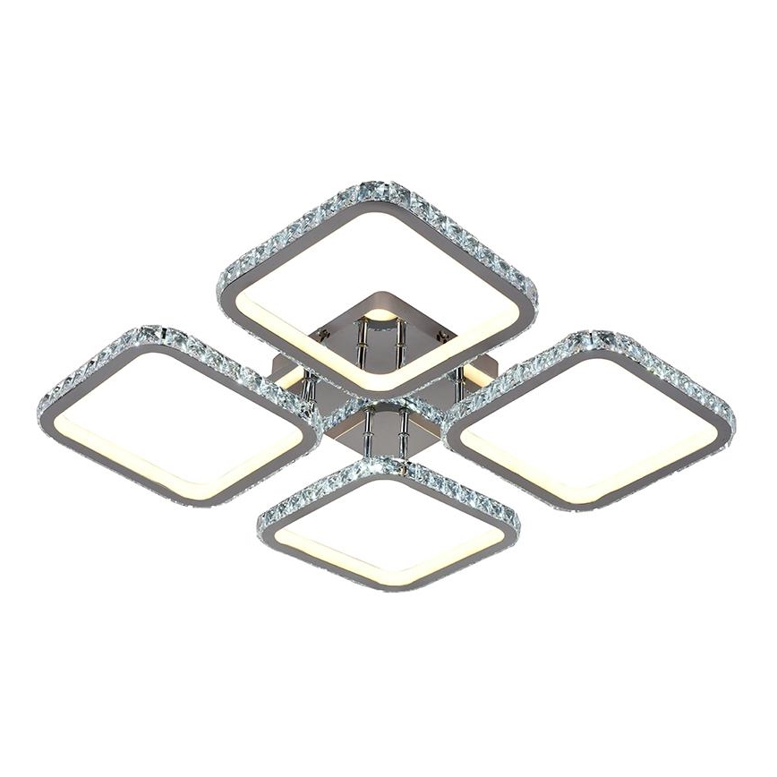 Fäst LED ljusreglerad ljuskrona LED/160W/230V 3000-6500K + fjärrkontroll