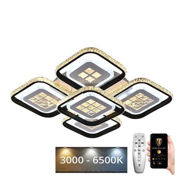 Fäst LED ljusreglerad ljuskrona LED/180W/230V 3000-6500K + fjärrkontroll