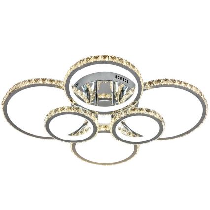 Fäst LED ljusreglerad ljuskrona LED/205W/230V 3000-6500K + fjärrkontroll
