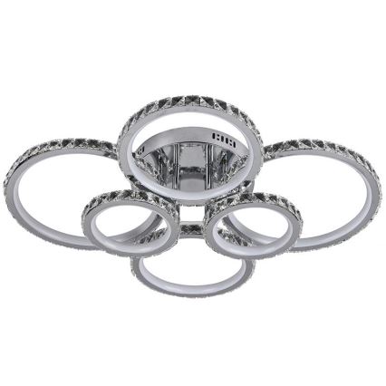 Fäst LED ljusreglerad ljuskrona LED/205W/230V 3000-6500K + fjärrkontroll